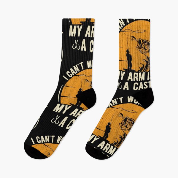 Item preview, I Can't Work Today My Arm Is In A Cast Finny Fishing T-Shirt designed and sold by KGN  CREATIVITY.