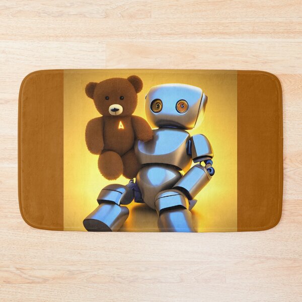 Item preview, A Robot and His Teddy Bear designed and sold by NitaBond.