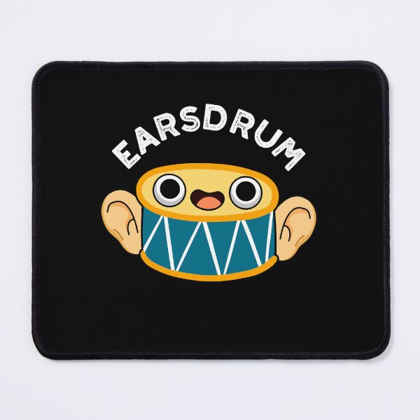 Item preview, Earsdrum Funny Drummer Puns (Dark BG) designed and sold by punnybone.