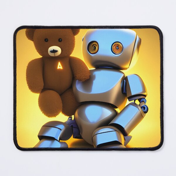 Item preview, A Robot and His Teddy Bear designed and sold by NitaBond.