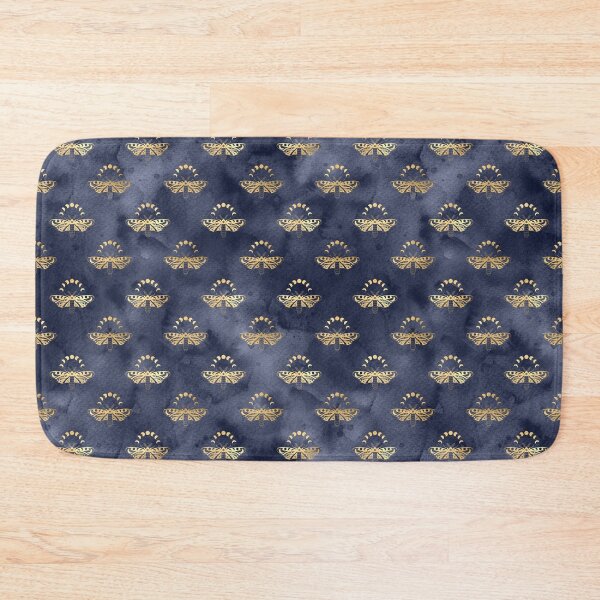 Item preview, luxury navy geometric background 115 designed and sold by TrendyGlitter.