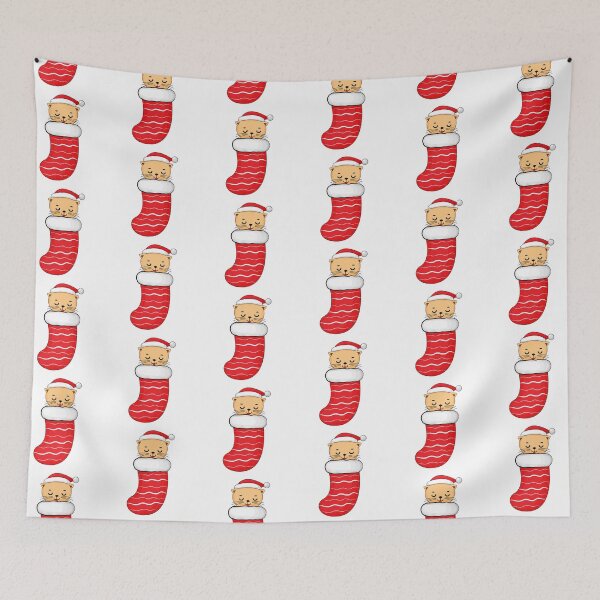 Item preview, Christmas Cat Sock Memes Funny Cute Kawaii 3 designed and sold by MisPuHoney.