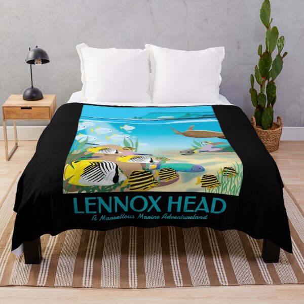 Item preview, Lennox Head Vintage Style Travel Art  designed and sold by cieronbudaut.