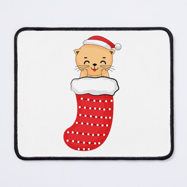 Item preview, Christmas Cat Sock Memes Funny Cute Kawaii 4 designed and sold by MisPuHoney.