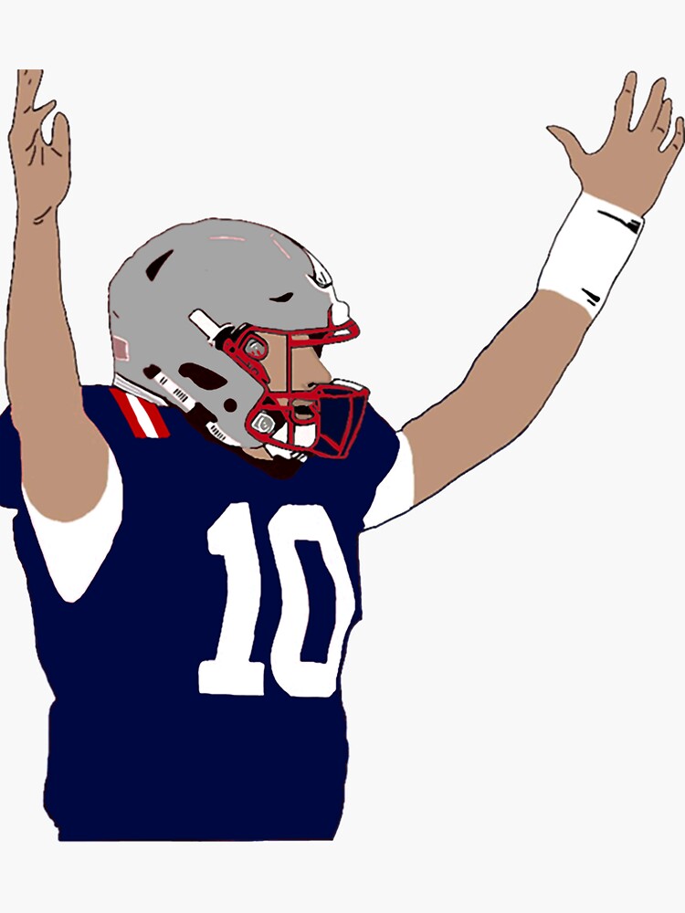 "Mac Jones" Sticker for Sale by RonaGray Redbubble