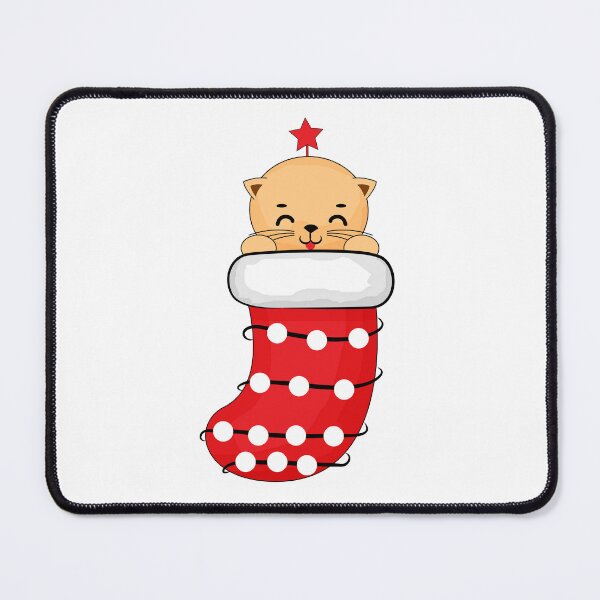 Item preview, Christmas Cat Sock Memes Funny Cute Kawaii 5 designed and sold by MisPuHoney.