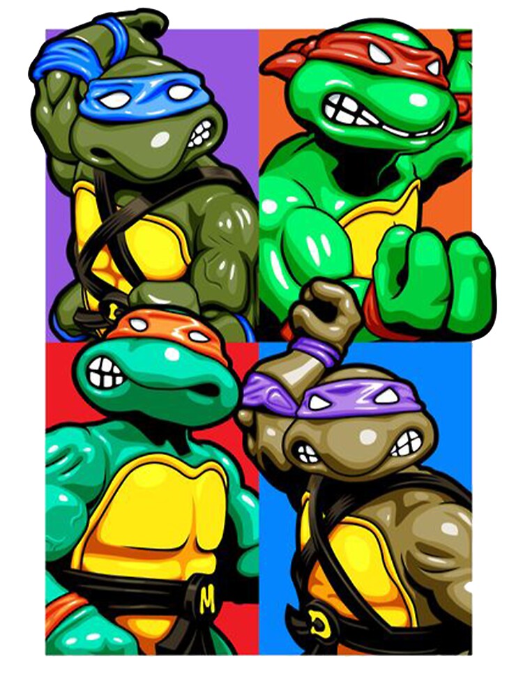 Ninja Turtles Art TMNT Kids T-Shirt for Sale by GambleUS