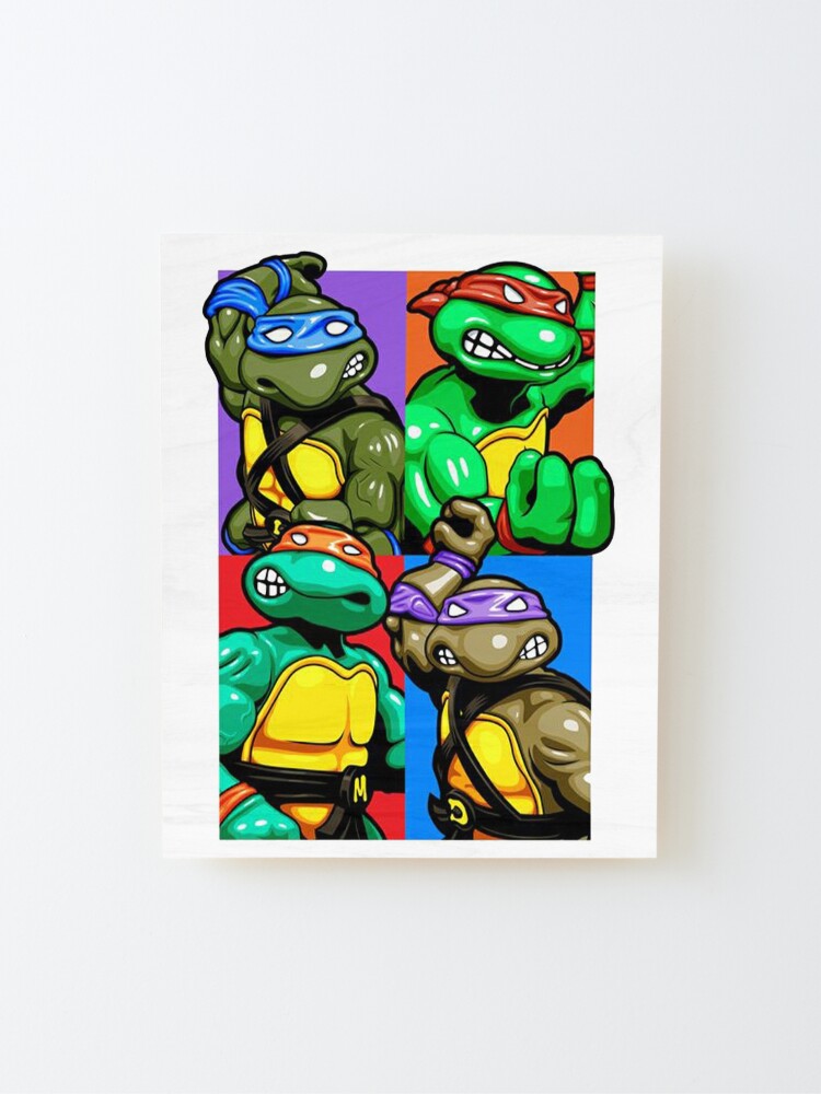 Ninja Turtles Happy Birthday Funny Art Board Print for Sale by GambleUS