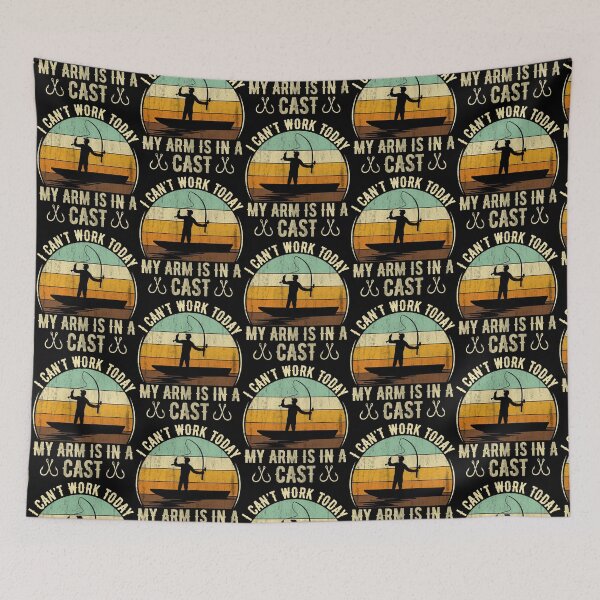 Item preview, I Can't Work Today My Arm Is In A Cast Finny Fishing T-Shirt designed and sold by KGN  CREATIVITY.