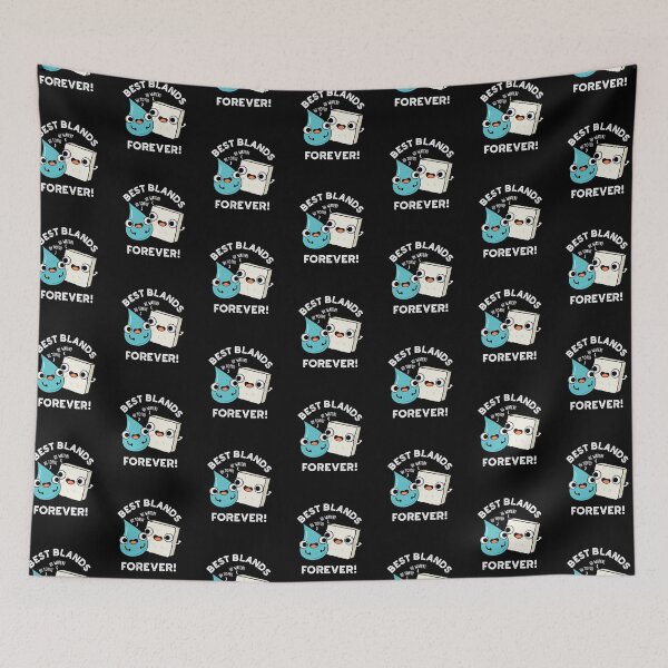 Item preview, Best Blands Forever Funny BFF Puns (Dark BG) designed and sold by punnybone.