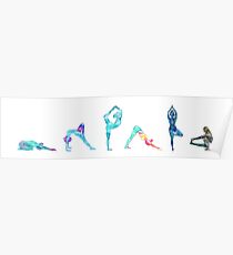 Yoga-Fluss Poster