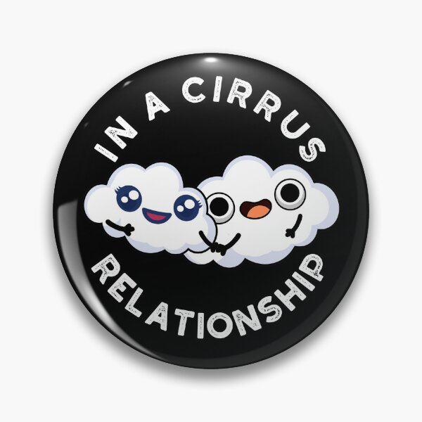 Item preview, I'm In A Cirrus Relationship Funny Cloud Puns (Dark BG) designed and sold by punnybone.