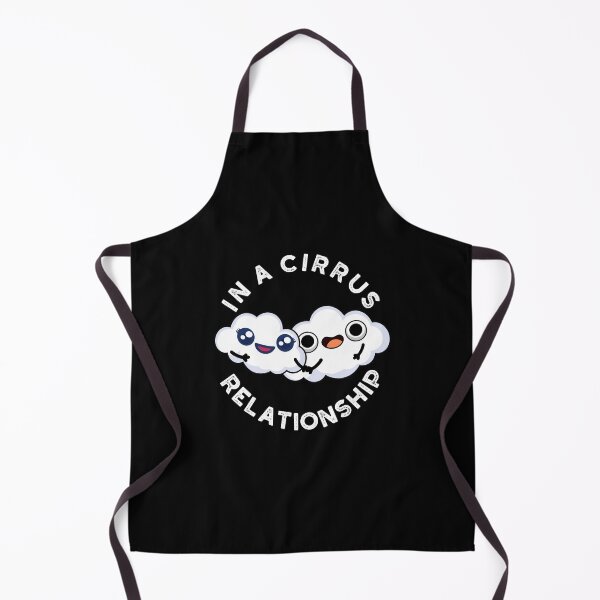 Item preview, I'm In A Cirrus Relationship Funny Cloud Puns (Dark BG) designed and sold by punnybone.