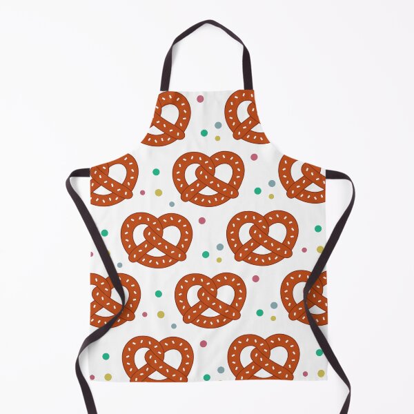 Item preview, "Twisty Bobcat" Pretzel, Snack, Pop, Art, Culture, Food, Foody, Foodie, Classic, Carnival, Fairground, Fair, Food, On the Go, To Go, Salty, Red, Blue, Mustard, Ochre, Yellow, Teal designed and sold by CanisPicta.