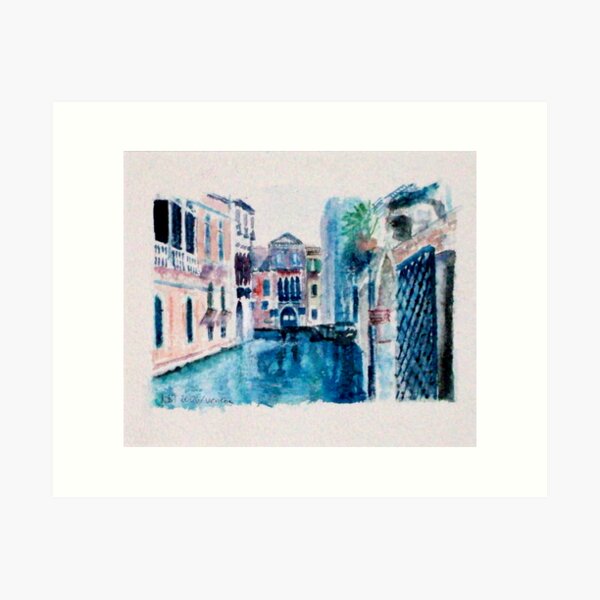 Vista previa del artículo con la obra «Venice as usual », diseñado y vendido por Kasia B. Turajczyk.