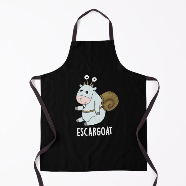 Item preview, Escar-goat Funny French Snail Puns (Dark BG) designed and sold by punnybone.