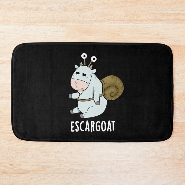 Item preview, Escar-goat Funny French Snail Puns (Dark BG) designed and sold by punnybone.