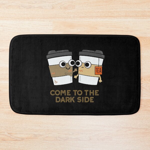 Item preview, Come To The Dark Side Funny Coffee Tea Puns (Dark BG) designed and sold by punnybone.