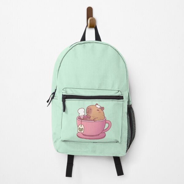 Item preview, Cute Capybara Relaxing In Cup Of Tea designed and sold by rustydoodle.