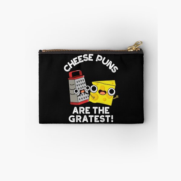 Item preview, Cheese Puns Are The Gratest Funny Grate Puns (Dark BG) designed and sold by punnybone.