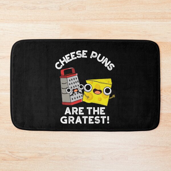 Item preview, Cheese Puns Are The Gratest Funny Grate Puns (Dark BG) designed and sold by punnybone.