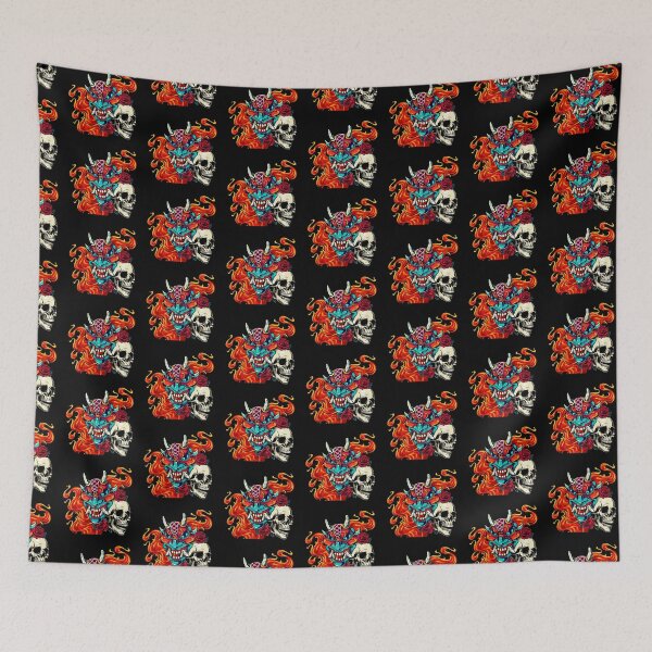 Item preview, Vintage-Sugar-Skull-Colorful-Illustration designed and sold by Shuvra Gain.