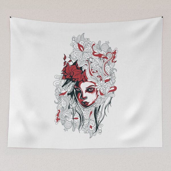 Item preview, floral lady jacob zelazny transparent designed and sold by pengayuhaw.