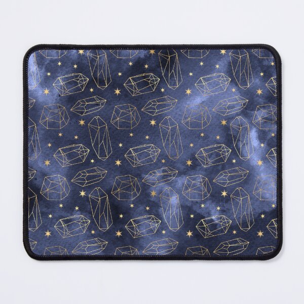 Item preview, luxury navy geometric background 116 designed and sold by TrendyGlitter.