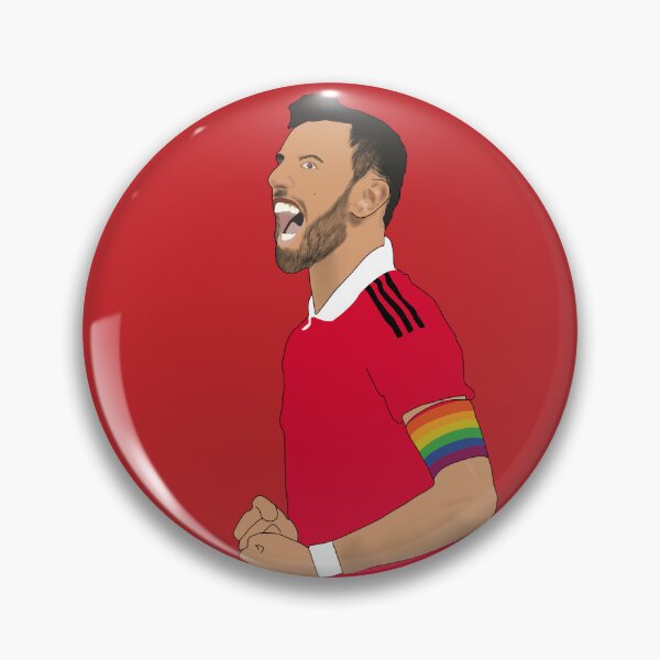 Artikelvorschau, Bruno Fernandes United Kapitäns-Regenbogenarmband entworfen und verkauft von Hevding.