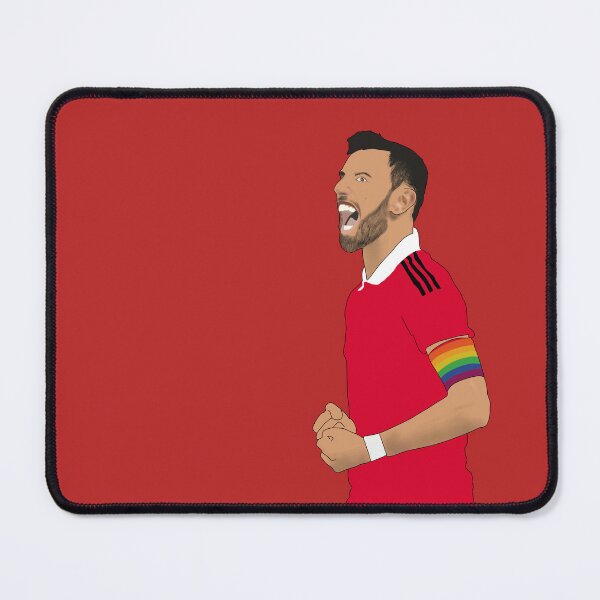 Item preview, Bruno Fernandes United Captain Rainbow Armband designed and sold by Hevding.