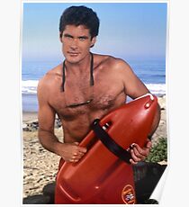 The Hoff - Baywatch Poster