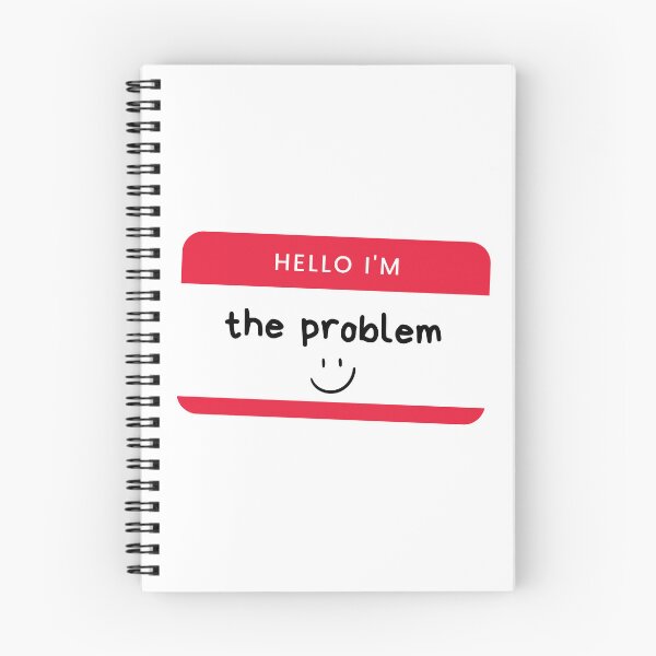 Item preview, i'm the problem nametag designed and sold by goblinbabe.