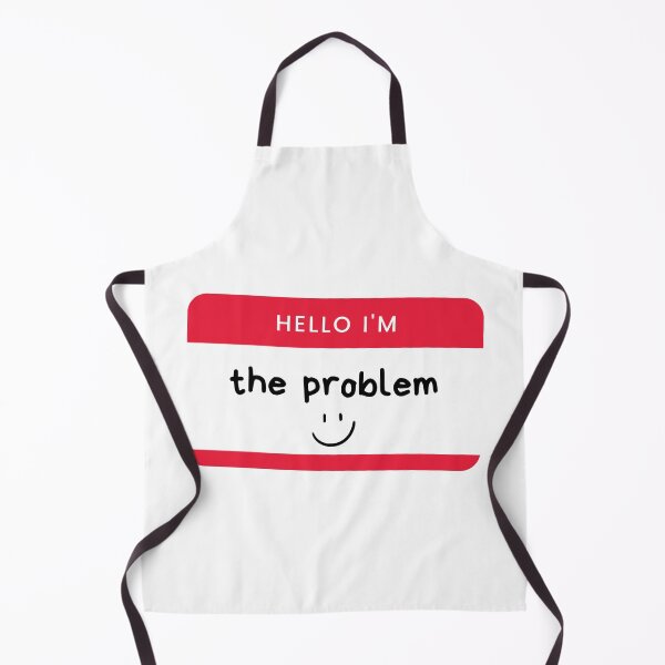 Item preview, i'm the problem nametag designed and sold by goblinbabe.