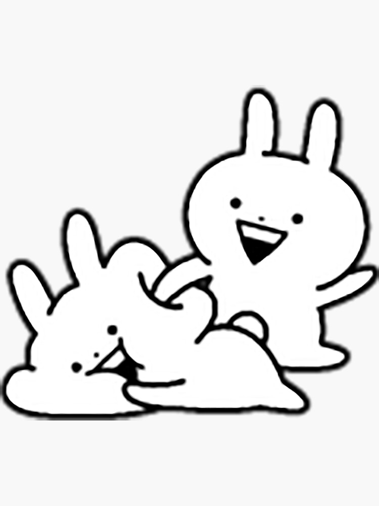 "Usagyuuun" Sticker for Sale by Ella1901 Redbubble