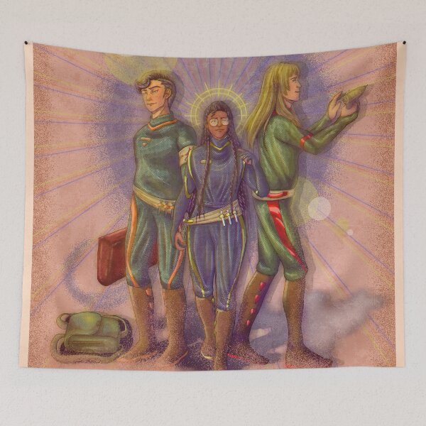 Item preview, Sci-Fi Poster "Join New Strength Horizons!" OC designed and sold by ArtofSharon.