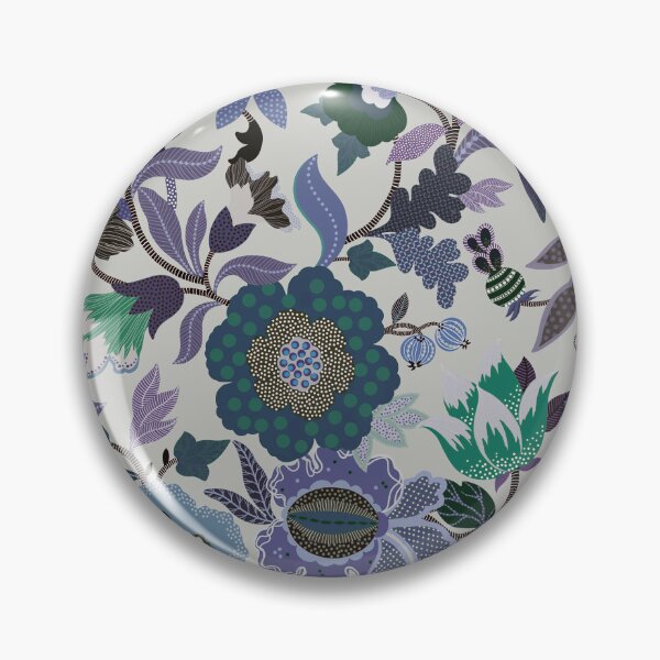 Item preview, Garden Floral - Blue/Lilac designed and sold by Sarah Thorpe Designs .