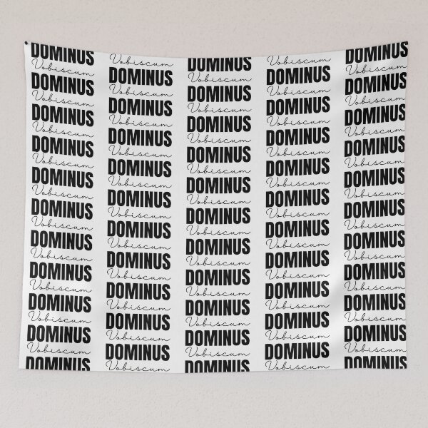 Item preview, Dominus Vobiscum May the Lord Be With You Latin Mass Greeting designed and sold by IceCreamMuseum.