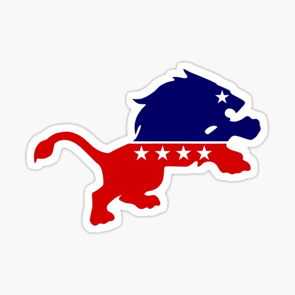 The Patriot Party Lion Car Vinyl Decal USA MAGA 