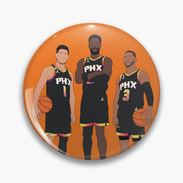 Item preview, Devin Booker Chris Paul DeAndre Ayton Phoenix Basketball Big 3 designed and sold by PiscesVibes.