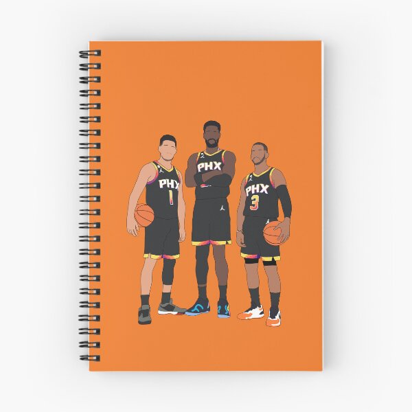 Item preview, Devin Booker Chris Paul DeAndre Ayton Phoenix Basketball Big 3 designed and sold by PiscesVibes.