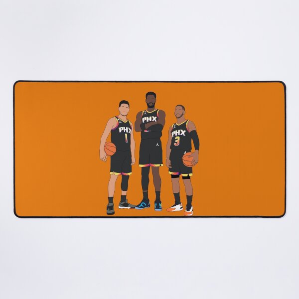 Item preview, Devin Booker Chris Paul DeAndre Ayton Phoenix Basketball Big 3 designed and sold by PiscesVibes.