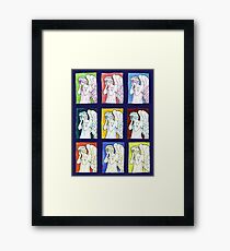 Weeping Angels Set Framed Print