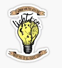 Lichter an Sticker