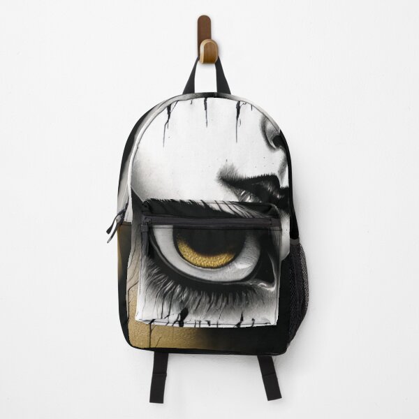 Item preview, Golden Eye Crying Grunge Doll Face Art designed and sold by CreepyKaleidopi.