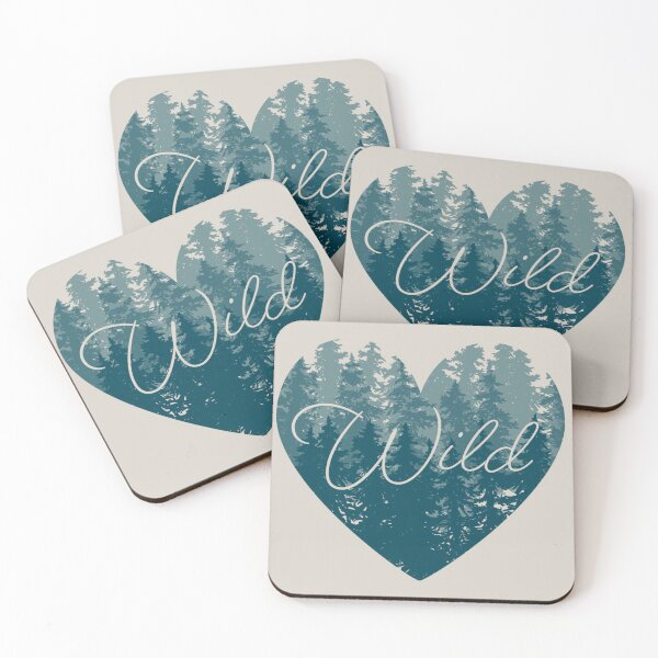Item preview, Wild Heart Outdoor Hiking and Nature Lover Blue designed and sold by ArtfulFreddy.