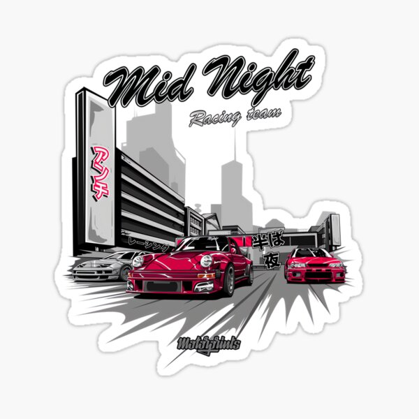 Mid Night Club Stickers for Sale | Redbubble