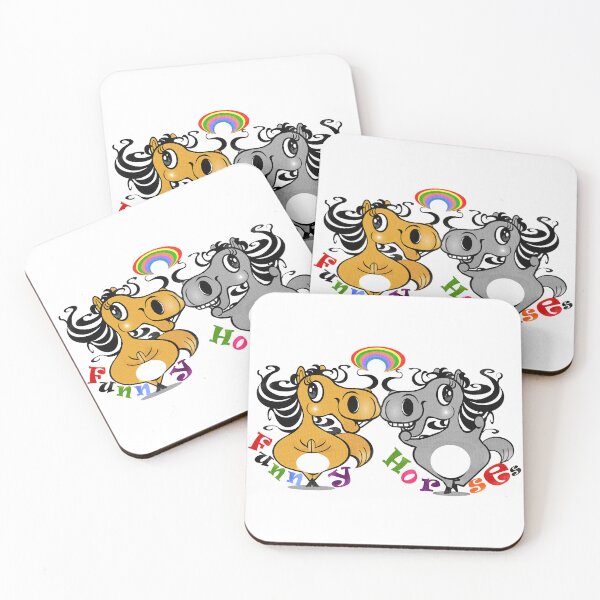 Item preview, Funny horses  designed and sold by Shirley cute art .