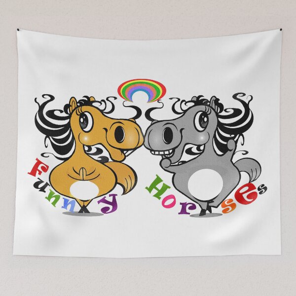 Item preview, Funny horses  designed and sold by Shirley cute art .