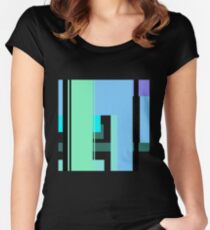 rectangles Women's Fitted Scoop T-Shirt