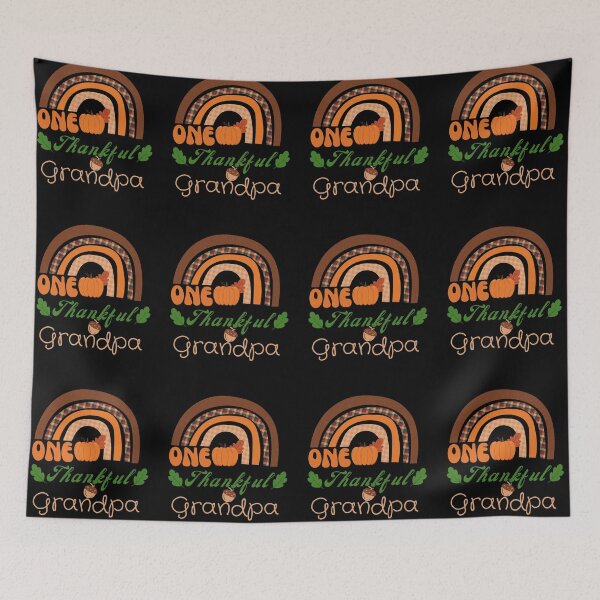 Item preview, One Thankful Grandpa (Boho Rainbow 1) designed and sold by SimplyMe-Plus.